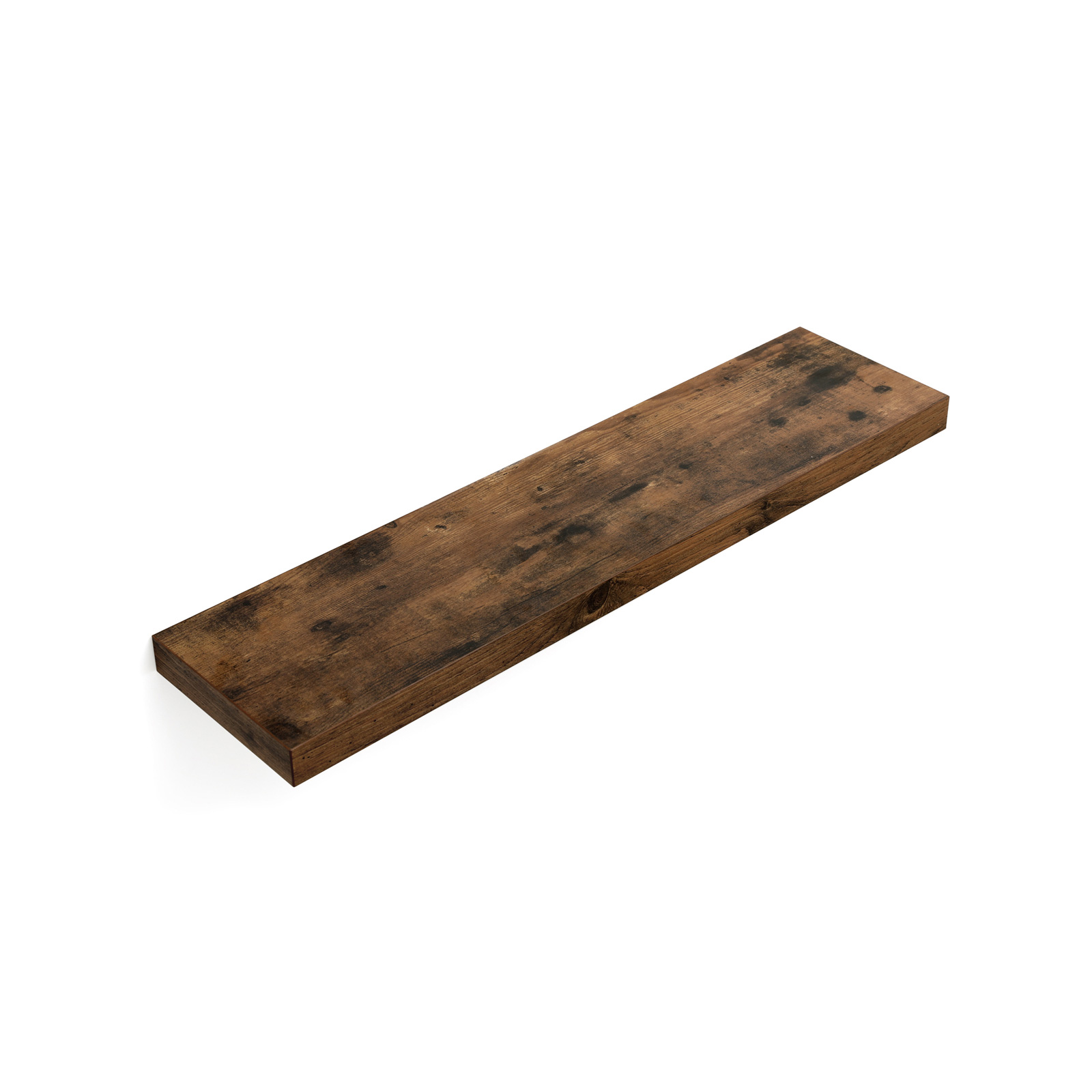 Seinähylly 80 x 20 x 3,8 cm, MDF ja rauta, valkoinen