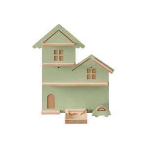Seinale kinnitatav riiul Tonieboxi figuuridele, 35 tk, 18 x 55,6 x 59,7 cm, loorberiroheline
