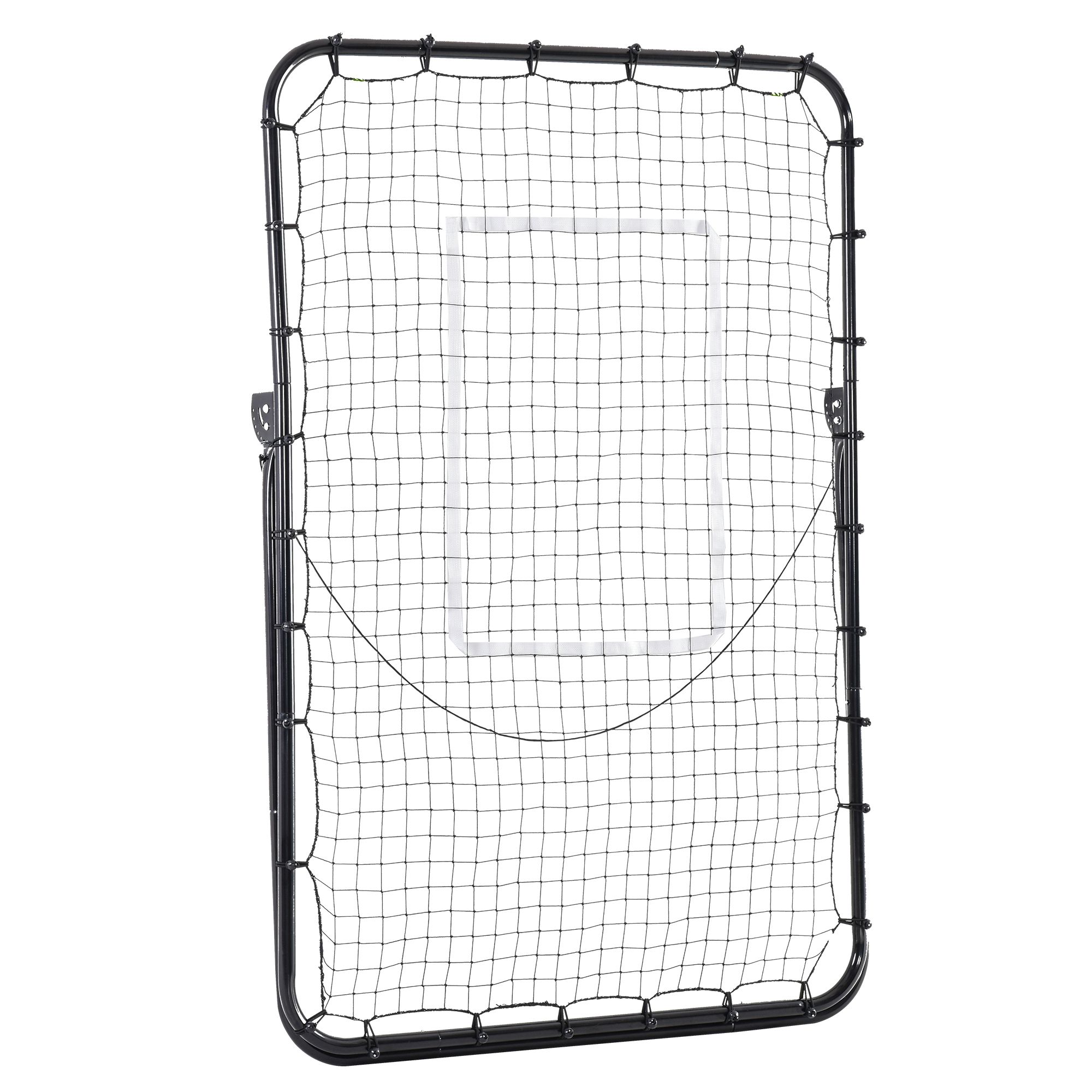Futbola atlecošais tīkls, regulējams leņķis, regulējams augstums, melns, 123 x 73 x 178,5 cm - Image 7