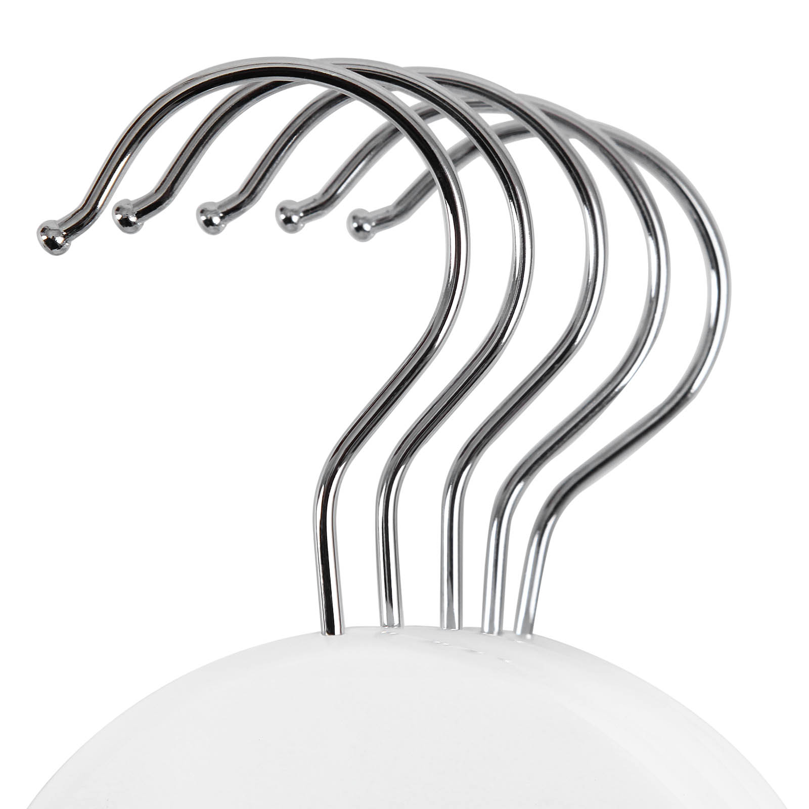Vaateripustimet vaahterapuusta, valkoinen, 20 kpl, 44,5 x 23 x 1,2 cm - Image 7