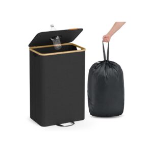 Panttipullojen keräysastia, 95 l, 42 x 32,5 x 70,5 cm, musta-beige
