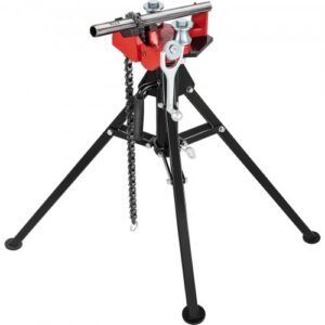 Trijkāja cauruļu ķēdes skrūvspīles 3,2 mm-127 mm caurulēm, 92,5 cm garas