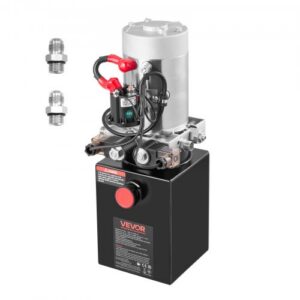 4 L hüdrauliline jõuallikas, kahetoimeline kallurhaagise pump, 22 MPa, 3,4 l/min, DC 12 V, metallpaak