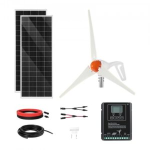 12 V 400 W päikese- ja tuuleenergia komplekt