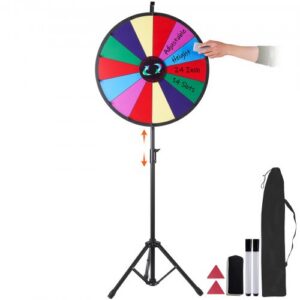 61 cm värviline auhinnaratas statiiviga