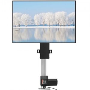 Mootoriga teleri tõstuk, tõstekäik 50, 8 cm, sobib 71, 1–81, 3 cm teleritele, kaugjuhtimispuldiga, reguleeritav kõrgus