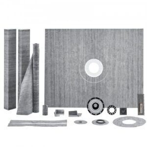 Dušo padėklo komplektas, 1219 x 1524 mm, su 50,8 mm ABS centrine jungtimi