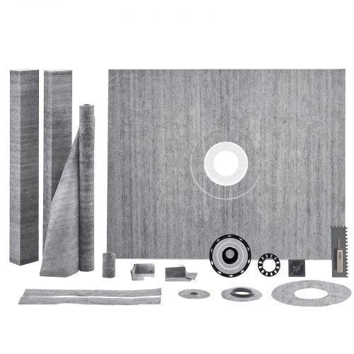 Suihkualtaan asennussarja, 1219 x 1524 mm, 50,8 mm ABS-keskilaipalla