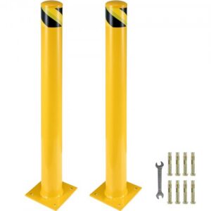 Apsauginis stulpelis, 91 cm aukščio, 14 cm skersmens plieninis vamzdis, 2 vnt.