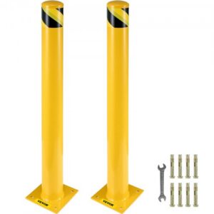 Apsauginis bollardas, 42 col. aukščio, 5,5 col. skersmens plieninis stulpas