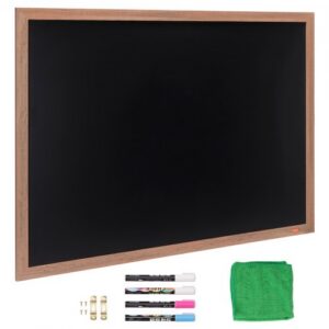 Magnetinė kreidinė lenta , vintažinio stiliaus, kaimiškai ruda, 117 x 89 cm