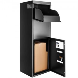 Lauko siuntų dėžė 35,3 x 29,5 x 106,7 cm, cinkuoto plieno, su kodine spyna