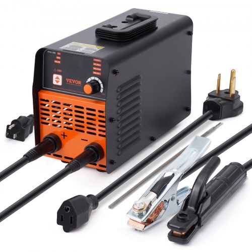 220 V suvirinimo aparatas, 200 A ARC/Lift TIG, 2 viename, MMA ARC, su LED ekranu