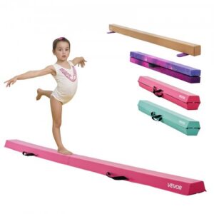 244 cm kokkupandav tasakaalupalk lastele, roosa