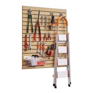 MDF lamellseinapaneel, 1220 x 1220 mm, 2 tk, garaazi hoiustamiseks ja väljapanekuks