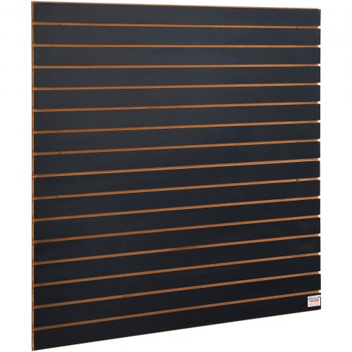 Slatwall paneļi, melni garāžas sienas paneļi, 2 gab., 121,9 x 60,96 cm