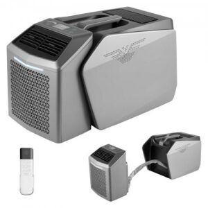 Kaasaskantav telkimise õhukonditsioneer 4850 BTU, kahe voolikuga split-tüüpi, 220 V