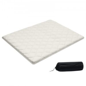 Jaapani tatami-madrats, queen-suuruses kokkupandav tatami-madrats, valge, 2032 x 1524 x 63,5 mm