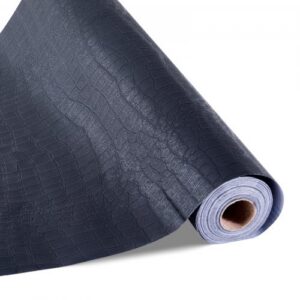 Kleepsatav ja eemaldatav tapeet, 40 cm x 10 m, must pragunenud tekstuuriga, PVC