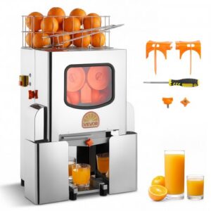 Kommertsiaalne tsitrusepress NS2000E-3, 120 W, roostevaba teras, 50 x 34 x 78 cm
