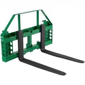 Kahveltõstuki kahvlid skid steer raamile, 1814 kg kandevõime, 915 mm kahvlid, 50,8 mm haakeava, sobib John Deere traktoritele