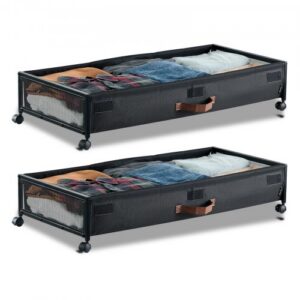 Sängialune hoiukast ratastega, 915 x 460 x 185 mm, 2 tk
