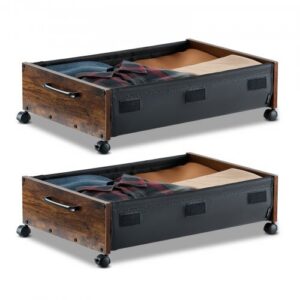 Voodi alune hoiukast ratastega, 650 x 460 x 180 mm, 2 tk