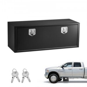 Alumine veoauto tööriistakast, 1219 x 457 x 457 mm, terasest hoiukast luku ja võtmetega