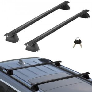 Stogo bagažinės skersiniai Jeep Grand Cherokee 2011-2021, aliuminis, su spynomis, 2 vnt.
