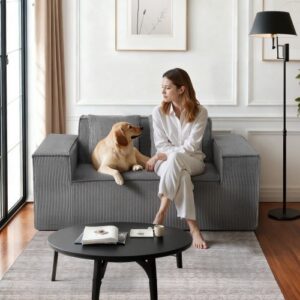 Loveseat diivan, 160 cm, hall