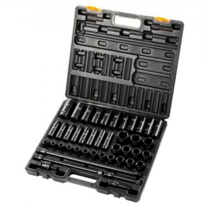 Smūginių galvučių rinkinys , 43 dalių, 13 mm pavara, 9-30 mm