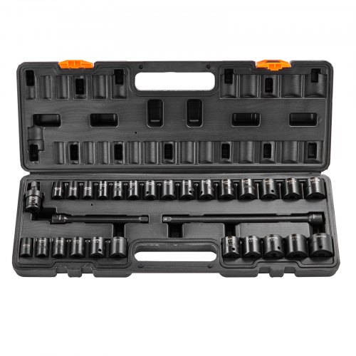 Smūginių galvučių rinkinys 3/8, 29 dalių, CR-V lydinio plienas, 8-22 mm