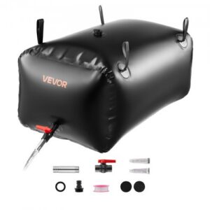 240 l kokkupandav veekott, 1,2 mm PVC, must, mudel WSB-240L-Black