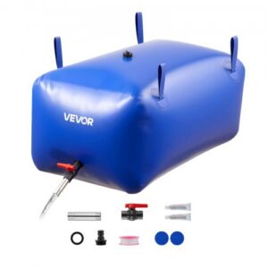 240 l veemahuti kott, kokkupandav PVC paak, sinine, WSB-240L-Blue