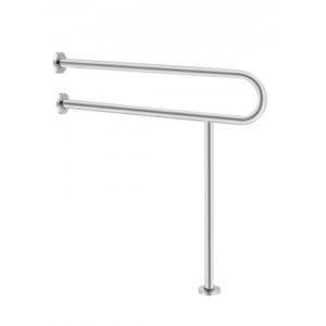 WC-turvakaide, U-muotoinen tukikaide, 304 ruostumatonta terästä, 80 cm