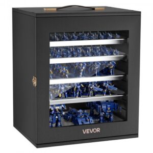 Miniatūru uzglabāšanas futrālis 1:2500–1:3500 mēroga modeļiem, koka, ar 5 paplātēm un 13 nodalījumiem