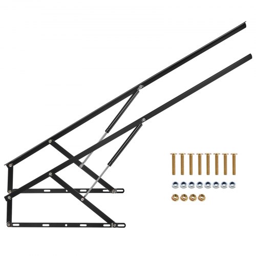 Lova pakėlimo mechanizmas 149,9 cm x 200,7 cm, tinkamas 140,2 kg lovai, „pasidaryk pats“ sieninės lovos furnitūra