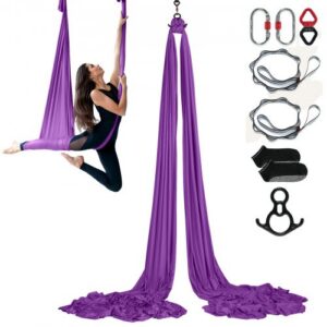 Aerial Silk ja jooga kiik, 805 cm, lillakas