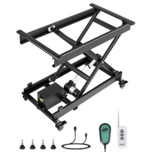 Elektrinis kėlimo stalas, 150 kg, 8–28 col. reguliuojamas, juodas