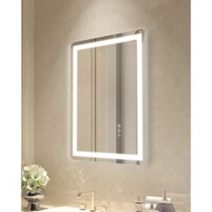 LED vonios veidrodis MRH, 50 x 70 cm, montuojamas ant sienos