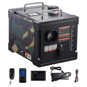 Diiselkütteseade, 5-8 kW, DC 12 V/24 V, kaasaskantav kõik-ühes õhukütteseade Bluetoothi rakenduse juhtimise