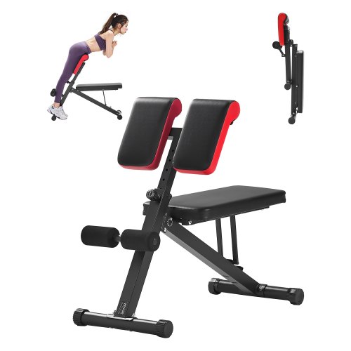 Daudzfunkcionāls treniņu sols visam ķermenim, romiešu krēsls, 150 kg, salokāms