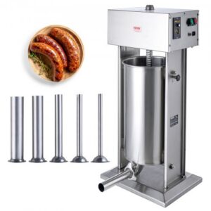 Elektriline vorstitäidis, 25 l, 400 W mootor, astmevaba kiiruse juhtimine ja jalapedaal, roostevabast terasest, 5 täitetoru