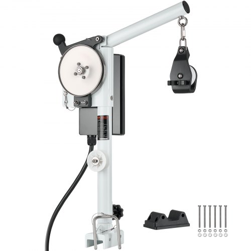 Liinitõstja, 12 V DC 1200 W, 90 kg tõstevõime, 35 m/min, 360° pöörlemine