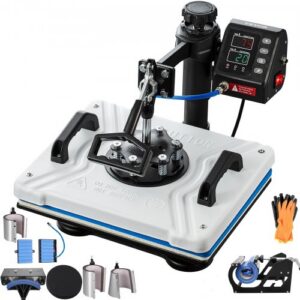 Kuumpress 30,5 x 38,1 cm 10 ühes, 1000 W, 360° pöörduv, valge