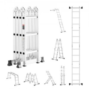 Daugiafunkcė sulankstoma kopėčios, KMP403, 7-in-1, 3,7 m, 149,7 kg