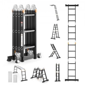 Daugiafunkcė sulankstoma kopėčios, 7 viename, KMP403A, 3,7 m, 149,7 kg
