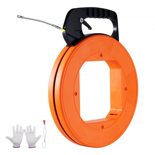 Žvejybos juosta kabelio traukikliui, 30,5 m, 4,23 mm, stiklo pluoštas, plastikinis korpusas