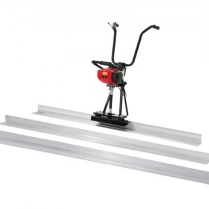 Benzininė betono vibro lyginimo mentė, 6/8/11 pėdų aliuminio lentų rinkinys, 4 taktų variklis, reguliuojamos rankenos, 6500 RPM