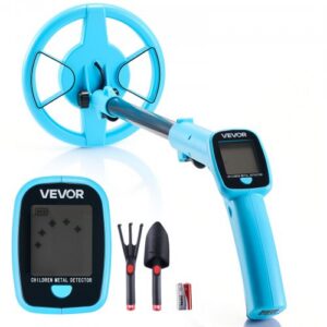 Metallidetektor, 101,6 mm, kerge LCD-kuvariga, 152,4 mm IP68 veekindel otsinguspiraal, reguleeritav 650-930 mm